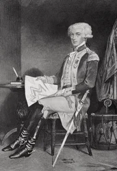 Portrait of Marquis de La Fayette